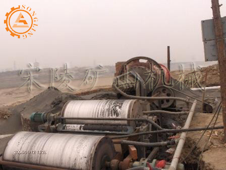 河砂選鐵設備現場